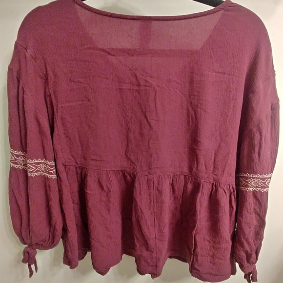 JUSTICE Peasant Style Top - Picture 2 of 2